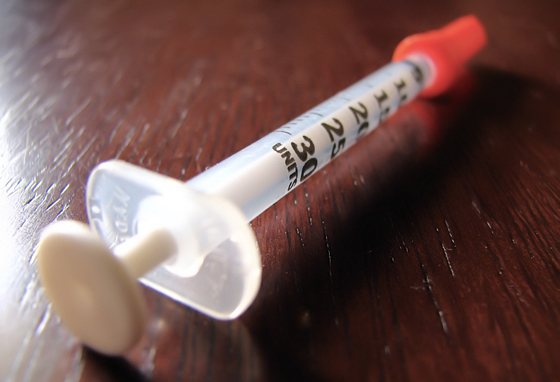 image of needle and syringe courtesy of Melissa Johnson