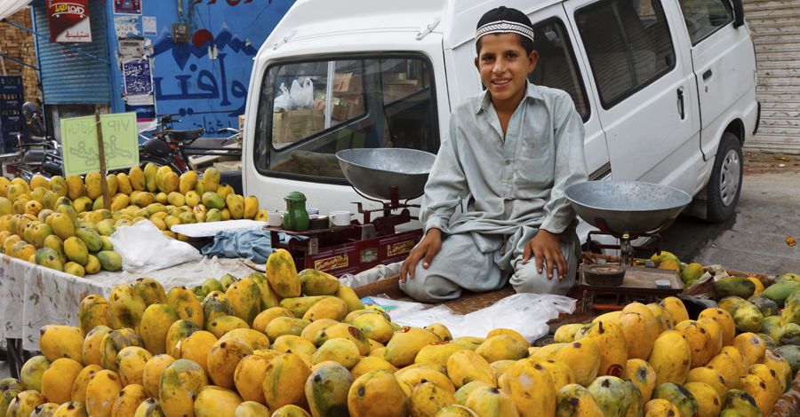 Boy in Pakistani Market