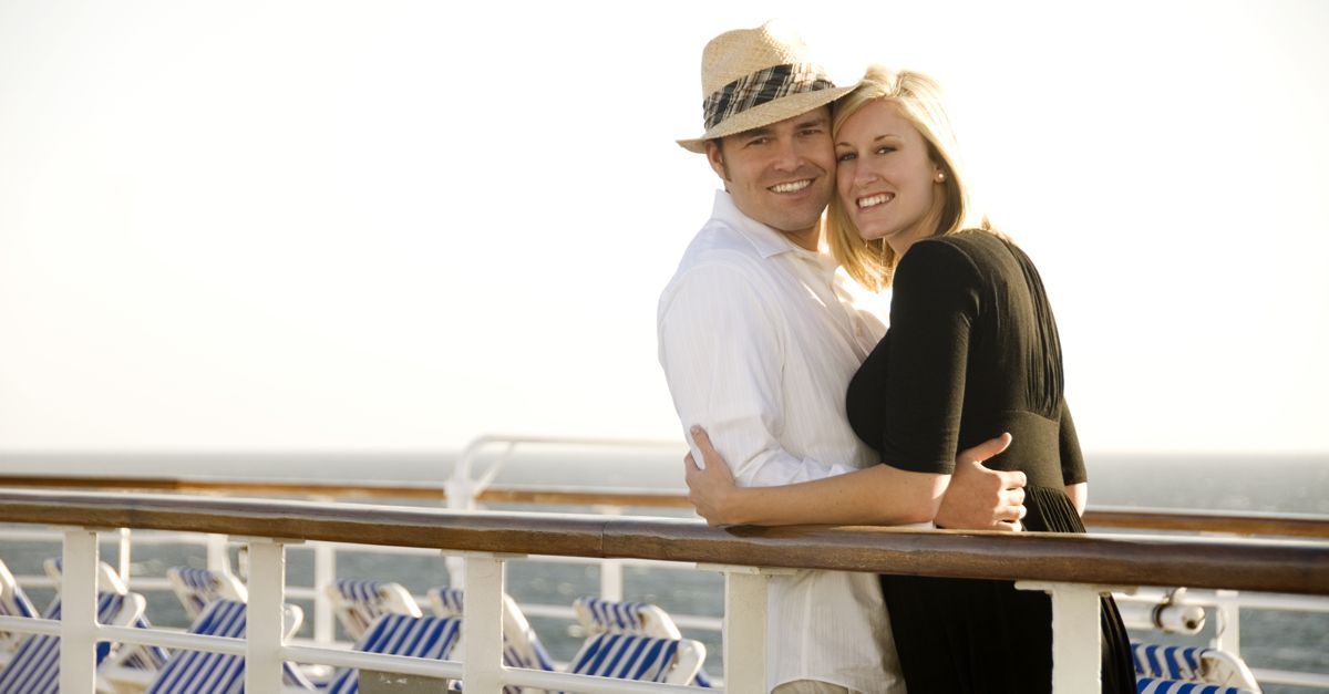 Couple On Cruise Ship