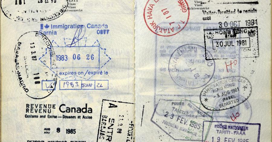 Stamped Passport