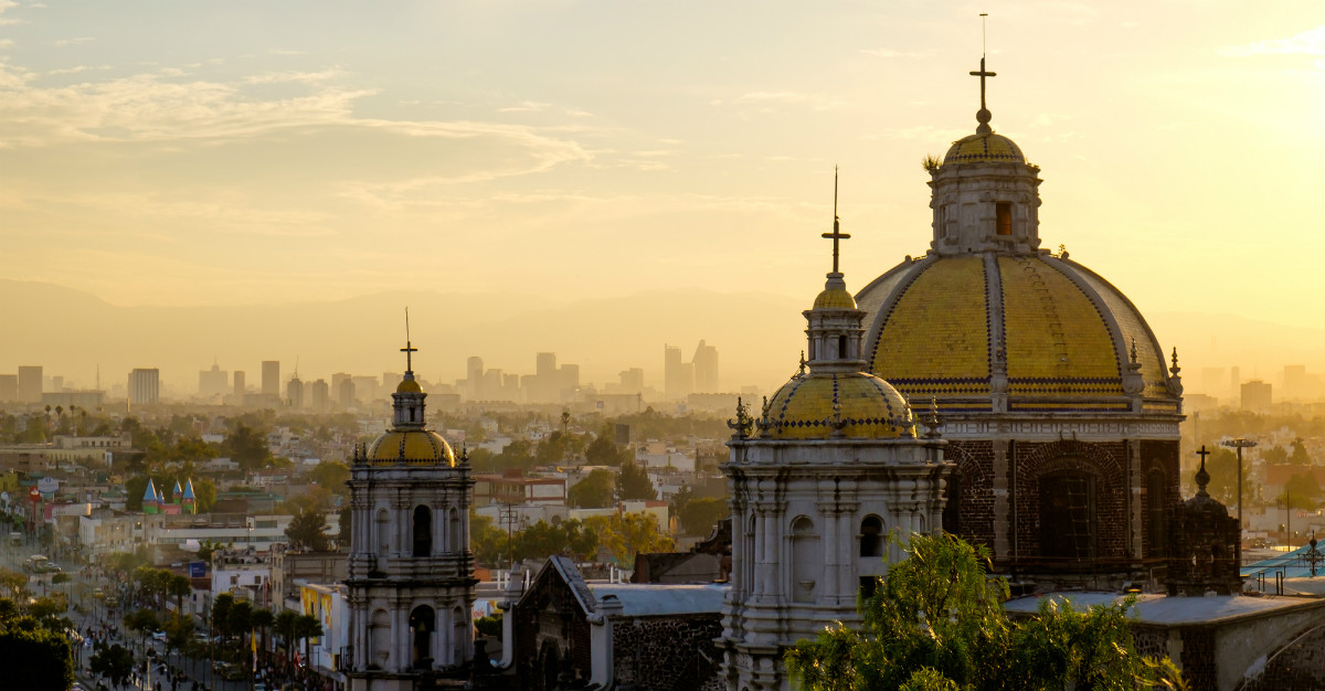 Mexico City may be higher in elevation, but still offers an escape from cold winters up north.
