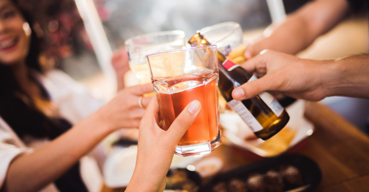 A study shows that alcohol can greatly increase cancer risk.