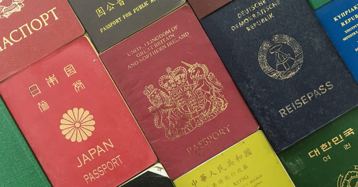 There's a reason for those different colors and designs on passports.