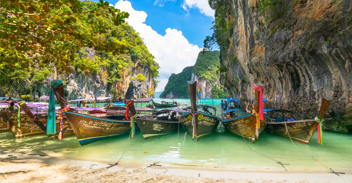 This Thai town is less populated than many other busy beaches in the country.