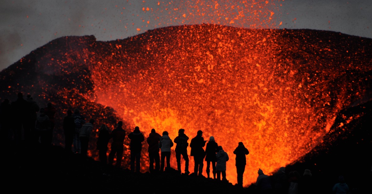Despite the dangers, tourists are flocking to erupting volcanoes.