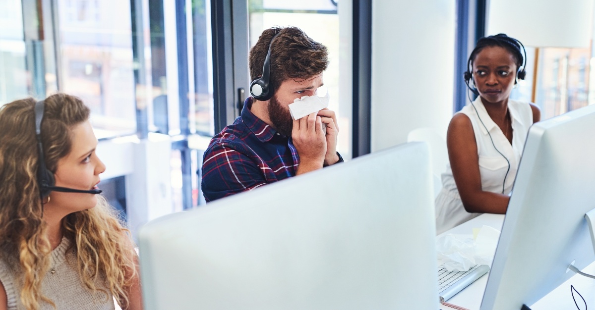 Tissues can prove vital in keeping the flu out of your office.