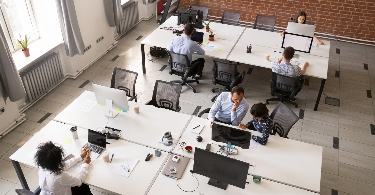 Increasingly popular open office plans may hurt the health of employees.