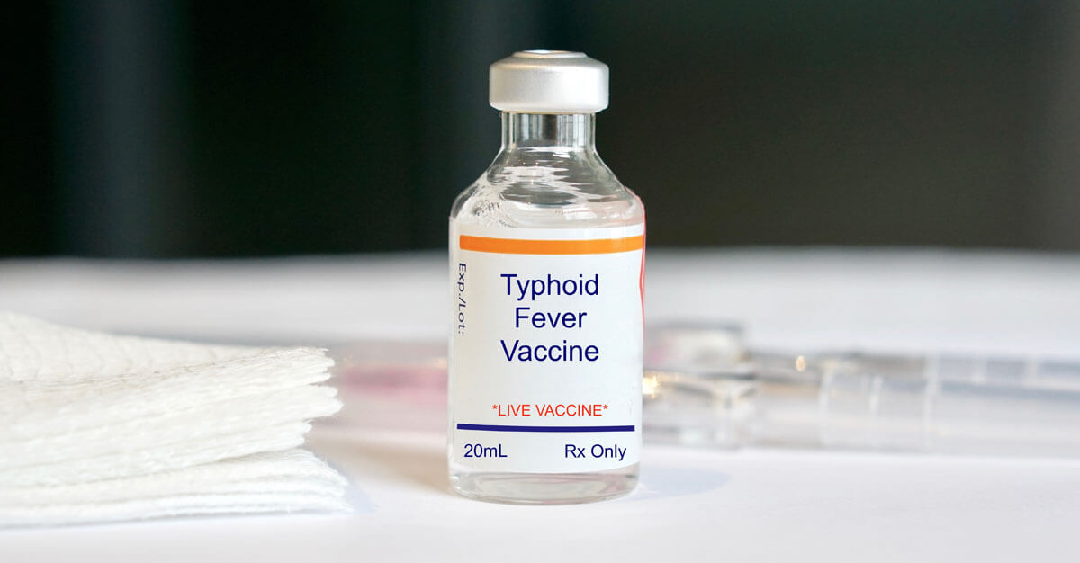 Typhoid vaccines play an important role in protection.