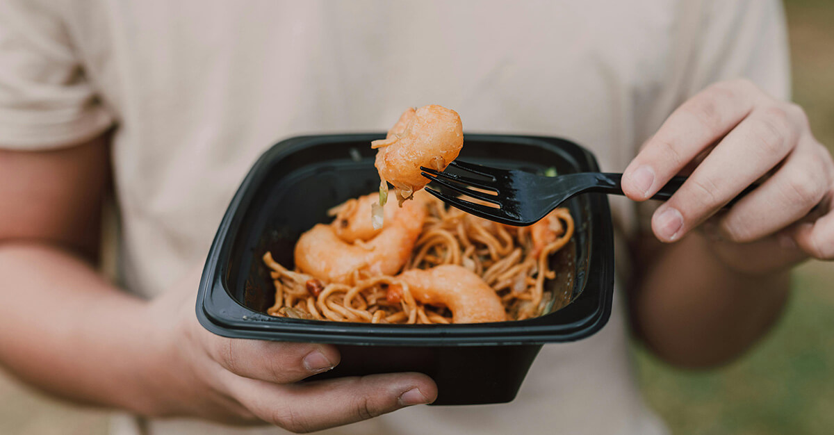 Plastic containers can be a hazard for your health.